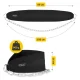 4FIZJO Dip Belt svaru josta ar ķēdi 100 cm, melna
