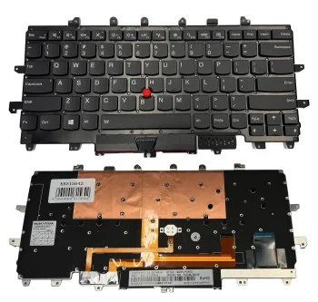 Клавиатура Lenovo ThinkPad X1 Carbon Gen 4 с подсветкой, US, черная