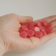 Fluorescent Luminous Stones AG653E, 100 pcs, Pink
