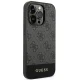 Guess iPhone 14 Pro Max vāciņš 4G Stripe Collection, pelēks