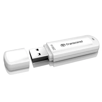 USB-флешка Transcend JetFlash 730 256 ГБ USB 3.1 Gen 1, белая