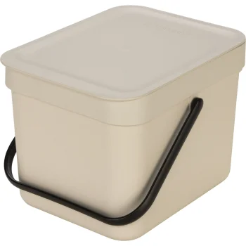 Atkritumu tvertne Brabantia Sort & Go 6L, bēša
