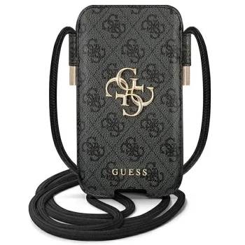 Guess 4G Big Metal Logo somiņa viedtālrunim 6.7" Pelēka