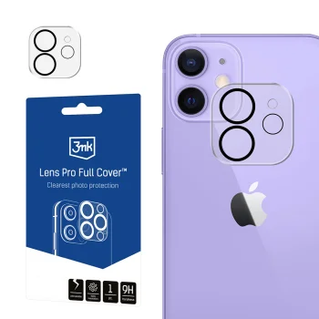 Защитное стекло для камеры 3mk Lens Pro Full Cover для iPhone 12