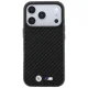 BMW M Carbon Metal Logo MagSafe vāciņš priekš iPhone 18 Pro Max, melns