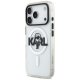 Karl Lagerfeld IML Karl Sketch Logo MagSafe vāciņš priekš iPhone 17 Pro – caurspīdīgs | Phone Case Cover