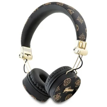 Guess Peony Script Round Shape GUBH70EPOSMK On-Ear Wireless Headphones, Black
