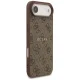 Чехол Guess 4G Ring Classic Logo MagSafe для iPhone 17 Air - Коричневый