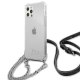 Guess iPhone 12 Pro Max vāciņš 4G Chain, caurspīdīgs
