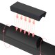 XO YH08B magnētiskā LED lampa ar pulti, 1200mAh, melna