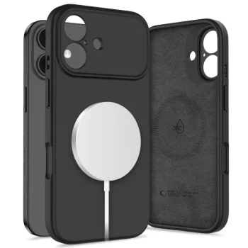 Tech-Protect Silicone MagSafe vāciņš Apple iPhone 17 melns