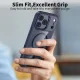 Tech-Protect MagMat MagSafe Case for iPhone 17 Pro Max - Transparent / Navy Blue