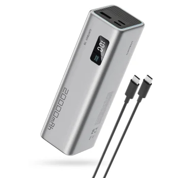 Внешний аккумулятор Cuktech CUKP200XGLGR 20000mAh 100W, серый