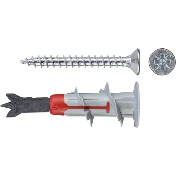 Дюбели для гипсокартона с шурупами Fischer DUOBLADE S, 20 шт.