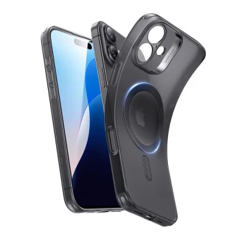 ESR Zero Clear HaloLock vāciņš priekš iPhone 16 Plus, melns