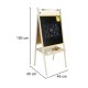 Children\'s Double-sided Magnetic Wooden Drawing Board with Accessories, 40x45x100 cm