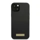 Guess Silicone Logo Plate MagSafe vāciņš iPhone 13 mini - melns