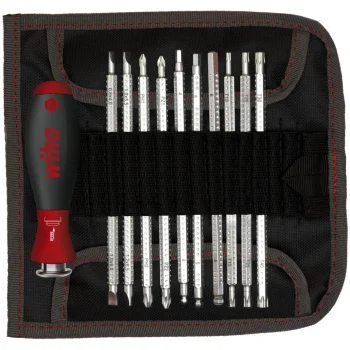 Wiha 281T11 SYSTEM 6 Interchangeable Blade Screwdriver Set, 12 Pieces