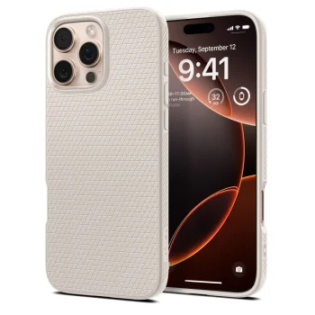 Spigen Liquid Air Case for iPhone 16 Pro Max, Titanium