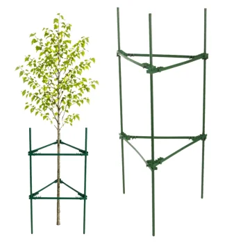 DIVODV trīsstūrveida augu balsts, 120 cm, zaļš
