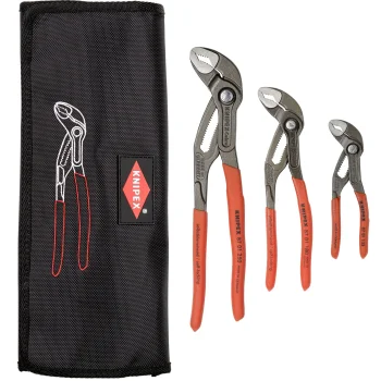 Water Pump Pliers Set KNIPEX Cobra 00 19 55 S8, 3-Piece