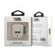 Чехол Karl Lagerfeld для AirPods 1 / 2 Karl\'s Head Glitter, золотистый