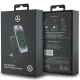 Mercedes Silver Star MagSafe saliekams 2in1 15W bezvadu lādētājs, melns