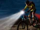 Velosipēda LED lukturu komplekts priekšējais un aizmugurējais USB IP65