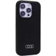 Audi iPhone 15 Pro Max Case Silicone, Black