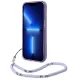 Чехол Guess Translucent Pearl Strap для iPhone 14 Pro, фиолетовый