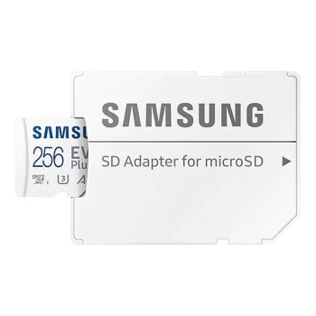 Atmiņas karte Samsung microSD MB-MC256SA EU EVO Plus 256GB + adapteris | Memory Card adapter