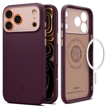 Spigen Nano Pop MagSafe vāciņš Apple iPhone 17 Pro Burgundy Bean