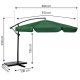 Plonos 488001 saliekams dārza saulessargs ar pārvalku, 350 cm, zaļš