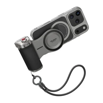 Telesin Master Grip kameras rokturis iPhone 17 Pro ar 3200 mAh akumulatoru