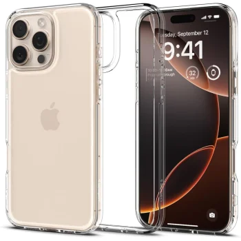 Spigen iPhone 16 Pro Max Case Ultra Hybrid, Transparent