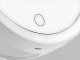 Wall-Mounted LED Makeup Mirror with 360° Swivel and 5x Magnification, White