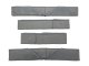 Underwear and Socks Drawer Organizer Set, 4 pcs, Grey