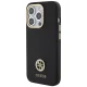 Чехол Guess для iPhone 15 Pro Max Silicone Logo Strass 4G, черный