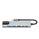 USB-C centrmezgls Tech-Protect HB02 6in1 HDMI 4K RJ45 PD100W pelēks