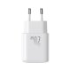 Joyroom JR-TCF20 USB-C PD 20W network charger - white + USB-C / USB-C cable 1m