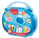 Creative Set - Suitcase with Markers and Crayons ColorPeps Jumbo Maped