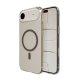 Puro Lite Mag Case for iPhone 17 Air, Transparent with Brown Ring
