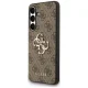 Чехол Guess для Samsung Galaxy S25 FE Big 4G Classic Logo, коричневый
