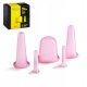 4FIZJO Silicone Acupuncture Vacuum Massage Cupping Bubbles Jars Cups for Face and Body, 5 pcs.