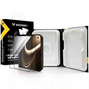 Aizsargstikls Wozinsky EasyFit Clear Glass telefonam iPhone Duo, 2 gab.