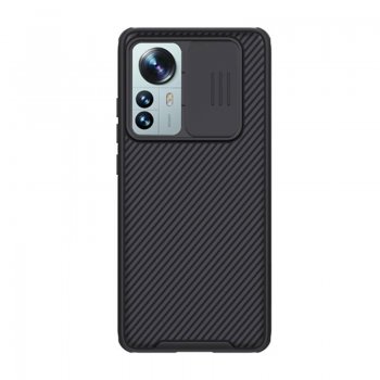 Xiaomi 12 Pro Nillkin CamShield Pro Case Cover with Camera Protection Shield, Black | Telefona Vāciņš Maciņš...
