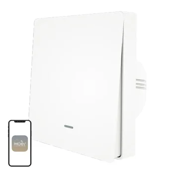 Умный одноканальный выключатель света MOES ZS-B-EU1 ZigBee