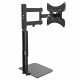 Maclean MC-771A TV sienas stiprinājums ar plauktu, 23\"-43\", 25kg, VESA 200x200, Melns