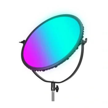 Круглая светодиодная LED панель Neewer GR18C RGB с боковой подсветкой