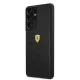 Чехол Ferrari для Samsung Galaxy S21 Ultra On Track Perforated, черный